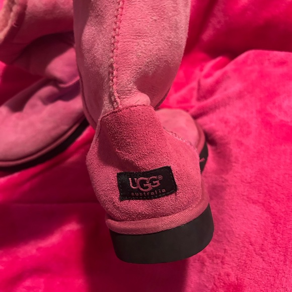 UGG Pink Suede Boots - Picture 4 of 16
